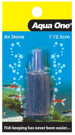 Aqua One Cylinder Air Stone (Carded) - 2.5 cm / 1 inch - Www.goldfishpagoda.co.nz