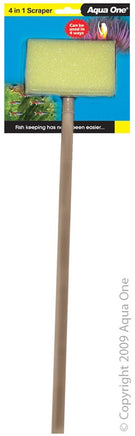 Aqua One 4 In 1 Scraper 32 Inch - Www.goldfishpagoda.co.nz