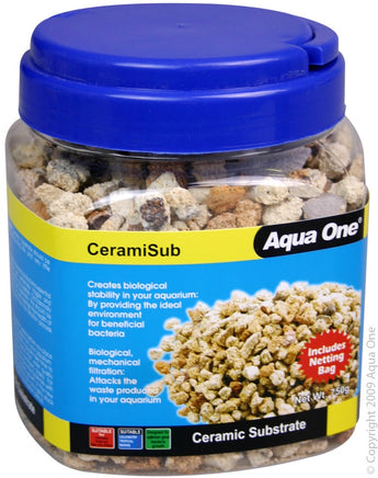 Aqua One Ceramic Substrate 750gm - Www.goldfishpagoda.co.nz