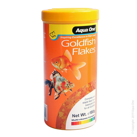 Premium Goldfish Flake 180gm - Complete Nutrition - Www.goldfishpagoda.co.nz