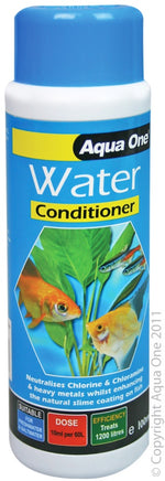 Aquarium Water Conditioner Treatment - 100mls - Www.goldfishpagoda.co.nz