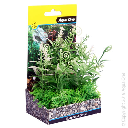 AQUA ONE ECOSCAPE SMALL GREEN SNOW SWIRL GREEN - Www.goldfishpagoda.co.nz