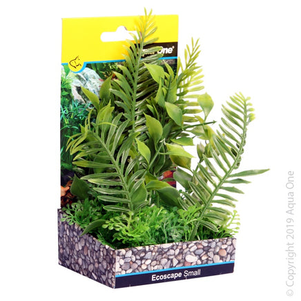 Realistic Aquarium Plant - Small Green Fern - Www.goldfishpagoda.co.nz