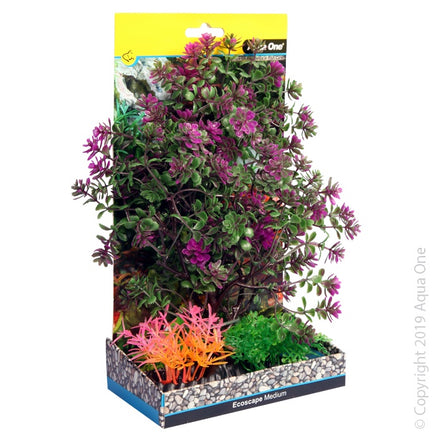 Aqua One Ecoscape Medium Catspaw Tree Purple 20cm - Www.goldfishpagoda.co.nz