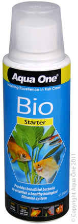 Aquarium Bio Starter 250ml - New Fish Tank Treatment - Www.goldfishpagoda.co.nz