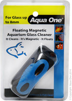 Aqua One Floating Magnet Cleaner (M) For Up 8mm Glass - Www.goldfishpagoda.co.nz