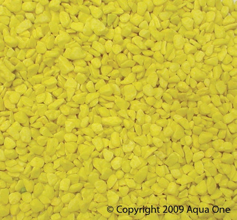 Aqua One Gravel - Fluro Yellow 1kg