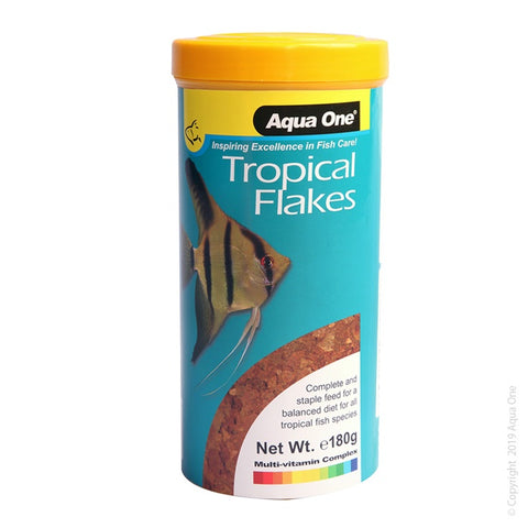 Aqua One Tropical Flake Food 180g