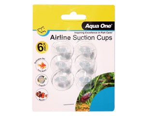 Aqua One Air Line Suction Cups x6