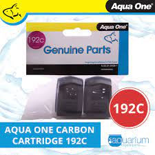 AquaOne IFXE 50 Internal Filter Replacement Carbon Cartridge 2 Pack 192C
