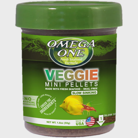 Omega One Veggie Mini Pellets 50gm