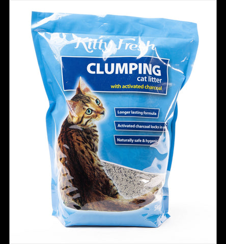 Kitty Fresh Activated Charcoal Clumping Cat Litter 10KG