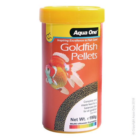 Aqua One Goldfish Pellets 190gm