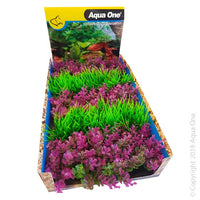 Small Artificial Aquarium Plant Punnet - Choose Colour