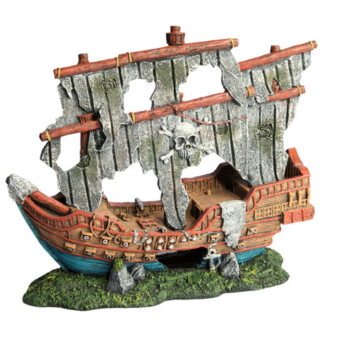 Aqua One Pirate Ship Ornament