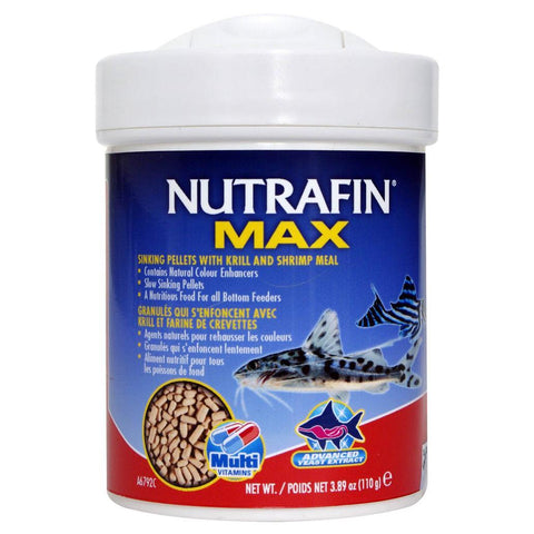 Nutrafin Max Sinking Pellets With Krill & Shrimp 110G