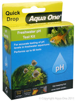 Aqua One QuickDrop Test Kit - Freshwater PH 4.5-10 - Www.goldfishpagoda.co.nz