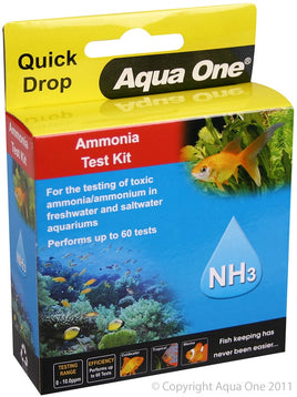 Aqua One Ammonia Test Kit NH3 - Www.goldfishpagoda.co.nz