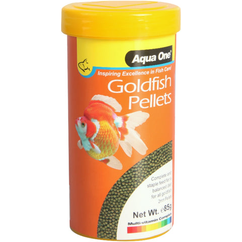 Aqua One Goldfish Pellets 2mm 85gm