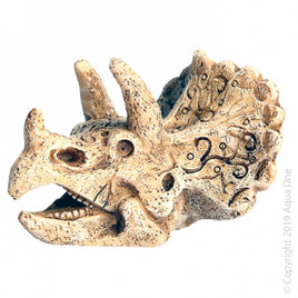 AQUA ONE DINOSAUR HEAD WITH HORNS MINI - Www.goldfishpagoda.co.nz