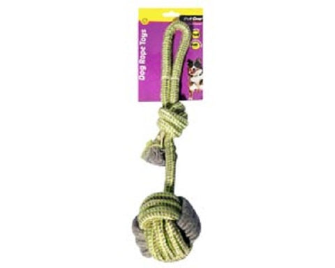 Pet One Dog Rope With Giant Ball Toy. 40cm