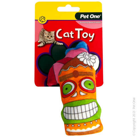 Pet One Cat Toy - Plush Tiki Drink 14cm