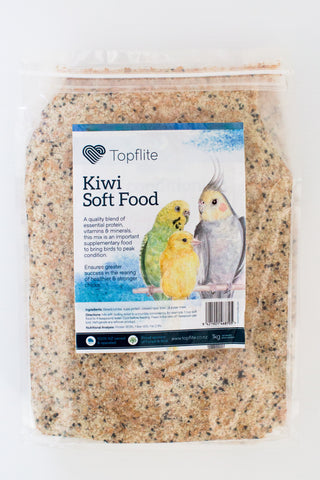 Topflite Kiwi Softbird 1kg Rearing and Breeding Bird Food