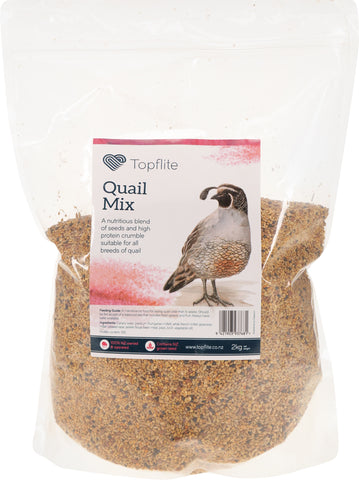 Topflite Quail Mix 2kg Bag