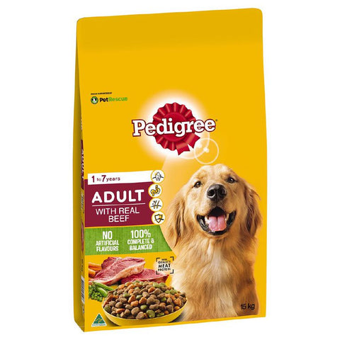 Pedigree Adult 1-7 Yrs Dog Food 3kg