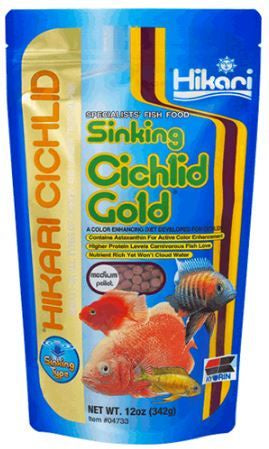 Hikari Cichlid Gold Med Pellet Sinking 342G
